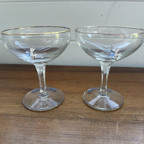 1950 vintage babycham - vintage, glass