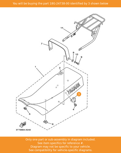 Yamaha bracket seat - yamaha, bracket,