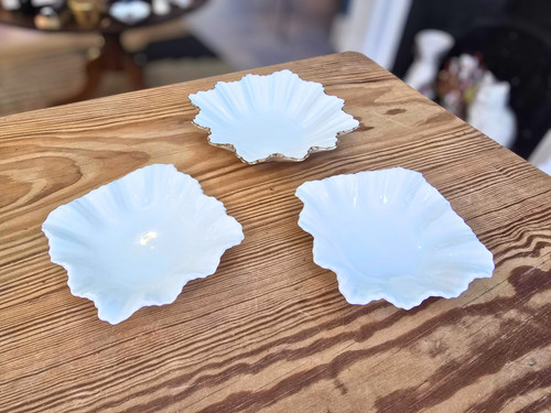 Vintage white bone china - vintage,