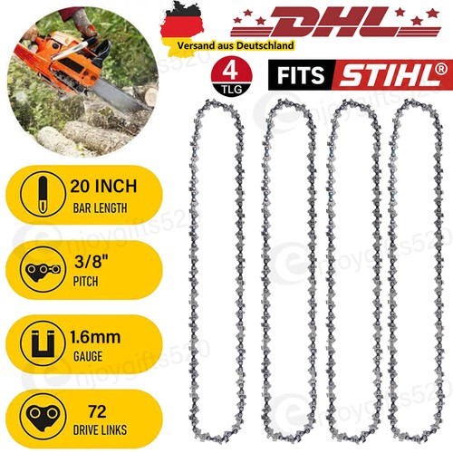 50cm chainsaw chain for - 4x,