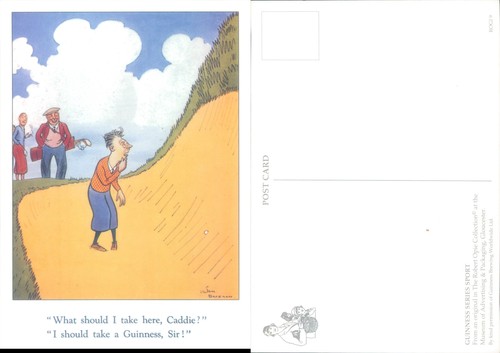Golf humor cartoon guinness - cartoon,
