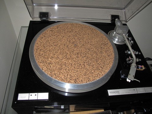 Cork rubber turntable - cork, mat