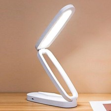 Desk Lamp LED Battery USB Wireless Bedside Lamp Small White Dimmable Lamp