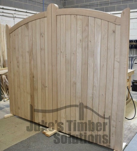 Wooden oak bow top driveway - oak,