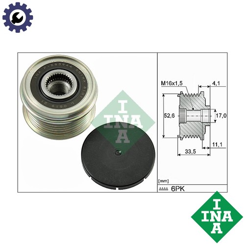 Alternator freewheel clutch - alternator,