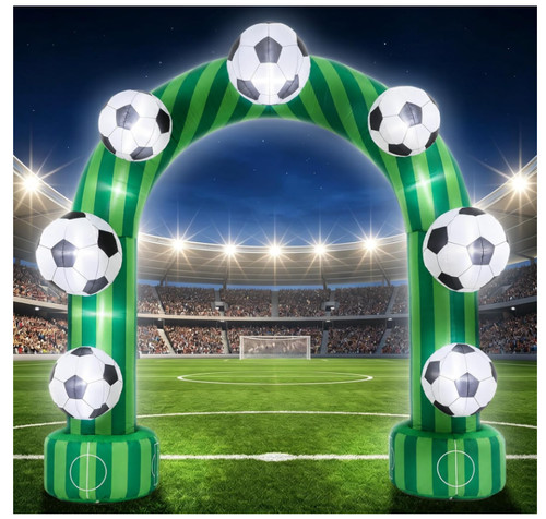 8ft soccer inflatable arch led - soccer,