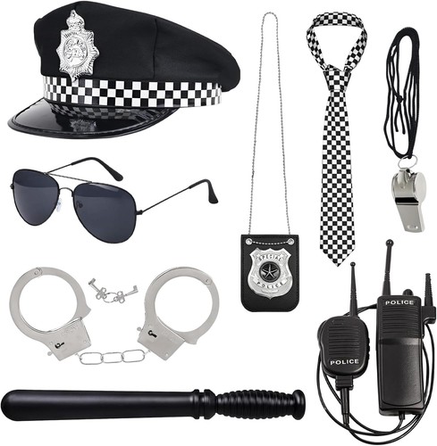Piece police costume fancy - piece,