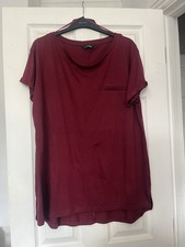 Yours Clothing Red T-shirt Size 20