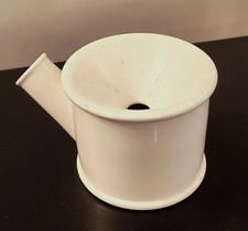 ANTIQUE MINTON CREAMWARE POTTERY SPITTOON 1867