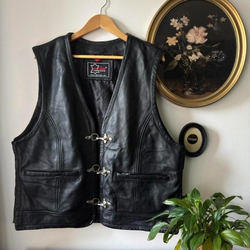 Vintage mdm black leather - mdm,