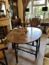 Oak Gateleg / Drop leaf Dining