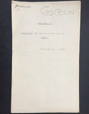 RARE Norman Wisdom script