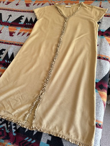 Off shoot beige ruffle midi - beige,