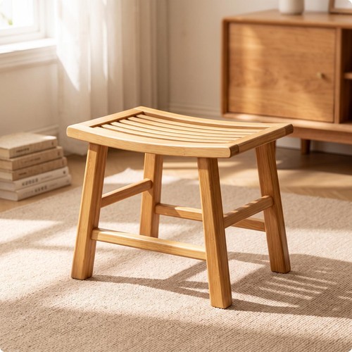 Bamboo stool with - bamboo,