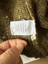 Toast Olive Donegal Wool Coatigan