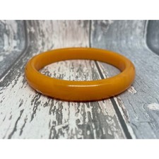 Pale orange Bakelite bangle -