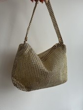 Brand New Gold Mesh Chainmail Style Handheld Bag 