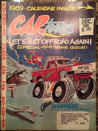 Car toons magazine - toons, '88