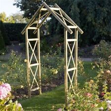 Rowlinson Rustic Cottage Garden Rose Arch Pressure Treated