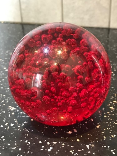 Large paperweight red - paperweight,