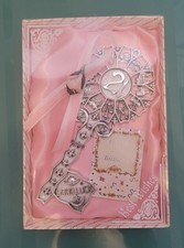 VTG 21st Birthday Silver Key Gift Box Keepsake PINK Horoscopes By TOKENS