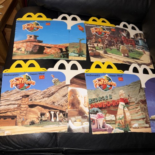 Mcdonalds flintstones happy - mcdonalds,
