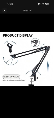 Microphone boom arm - microphone, stand