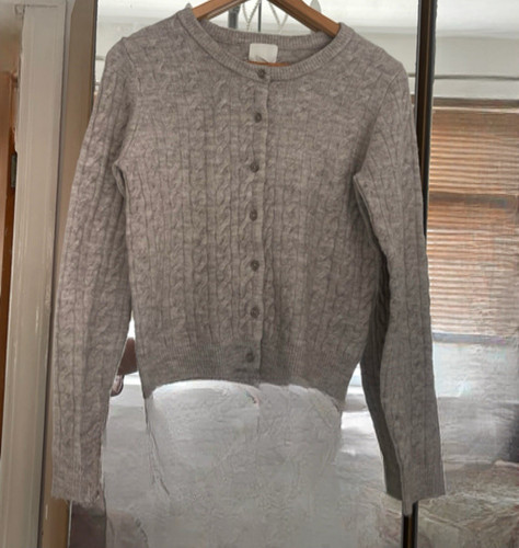 Girls grey cable - girls,