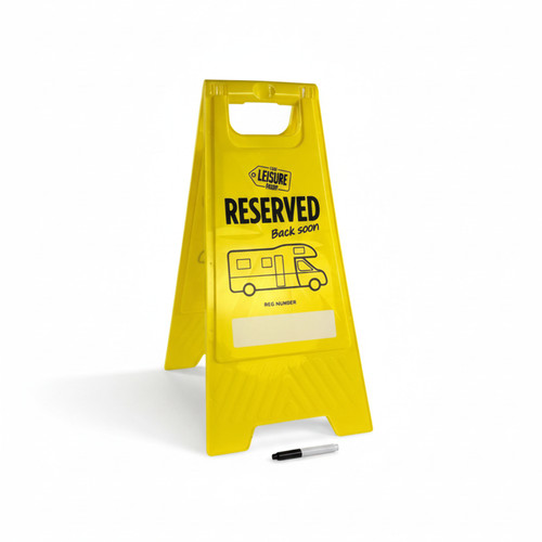 Caravan pitch reserved - pitch, sign