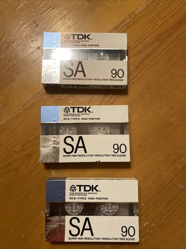 Lot new sealed - of, tdk