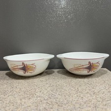 2 Rare Vtg Wedgwood Metallised