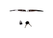 T1 Beetl e Door Handles Chrome & Ignition Barrel Same Key Lock Set Classic Bug