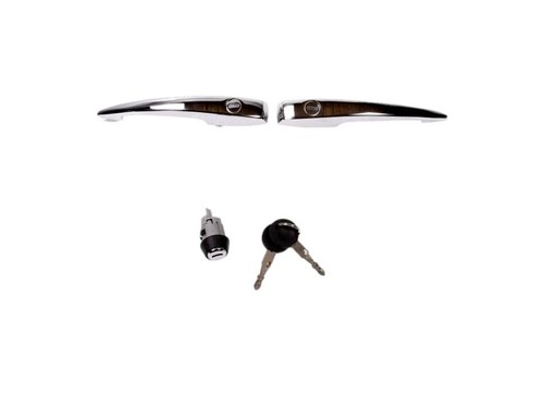 Beetl door handles chrome - e,