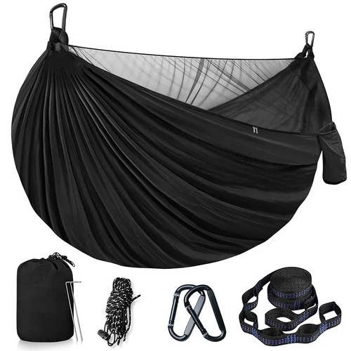 Camping hammock with mosquito - with,