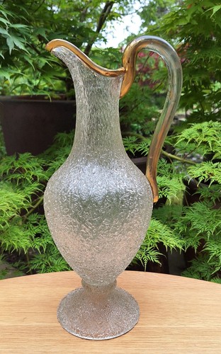 Large antique crackle glass - large,