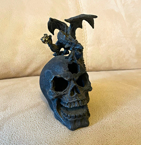 Gothic dragon skull - dragon,