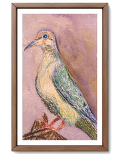 Bird small original signed - original,
