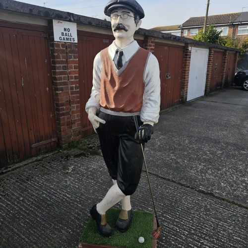 Fun golfing model - golfing, stands