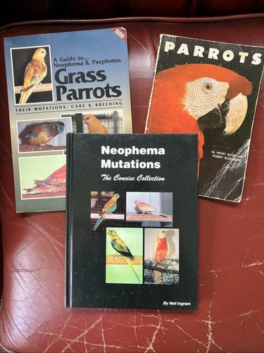 Rare books parrots - on,