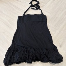 Zara Black Linen summer Dress