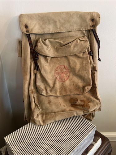 Vintage boy scouts bag canvas - vintage,