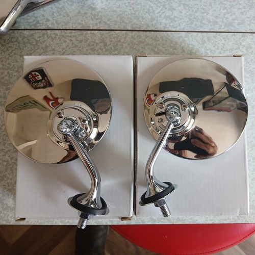 Pair lucas style chrome - pair,