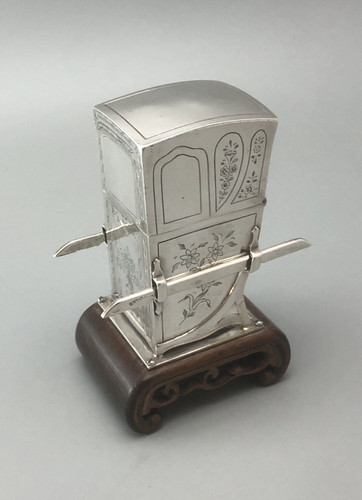 Rare victorian silver sedan - rare,