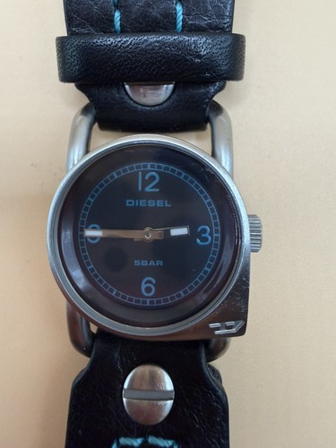 Diesel dz2113 black leather - diesel,