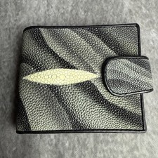 Genuine Black Stingray Skin