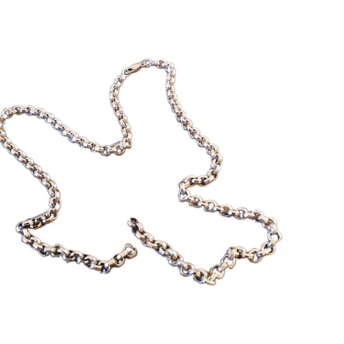 9ct yellow gold belcher chain - 9ct,