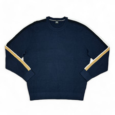 BOSS Mens Jumper Dark Blue
