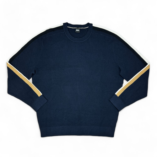 Mens jumper boss dark - mens, blue