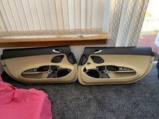 Audi R8 Soul Black And Luxor Beige / Cream Door Cards / Panels