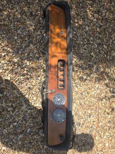 Classic car triumph dashboard - classic,